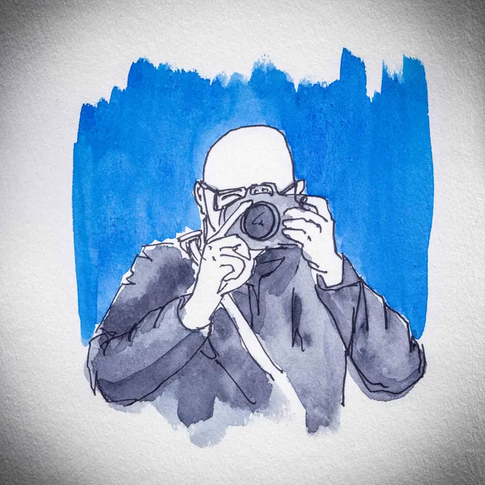Eine schnelle Illustration, die locker und spontan wirkt, wie ein Schnappschuss.